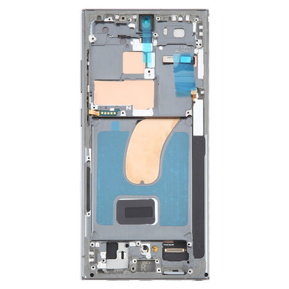 Écran LCD OLED pour Samsung Galaxy S23 Ultra 5G SM-S918B Assemblage complet du numériseur avec cadre