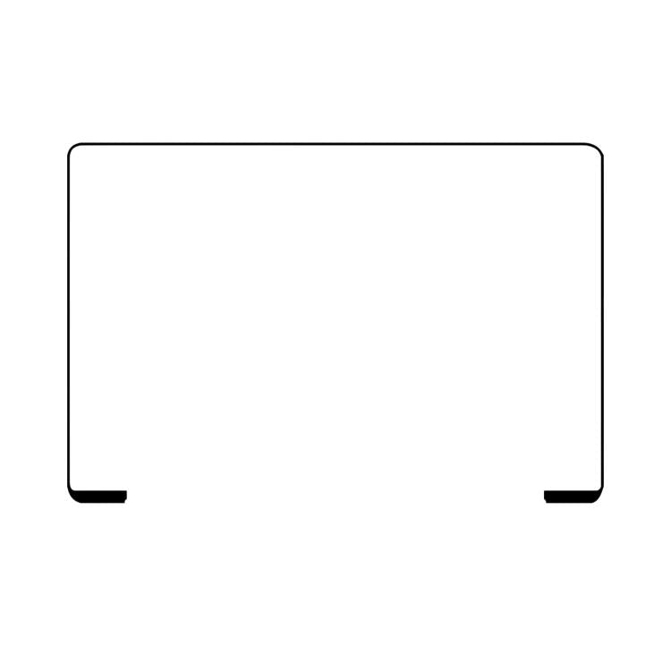 Pour MacBook Pro 16 pouces A2991 2023, anneau de bordure en caoutchouc, A2991 2023