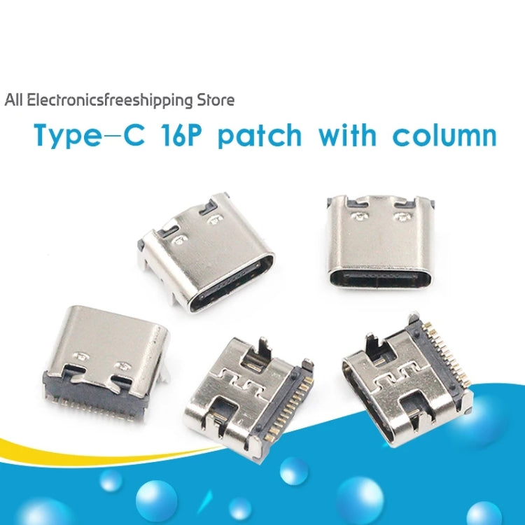 Connecteur de port de charge USB 3.1 Type-C à 16 broches