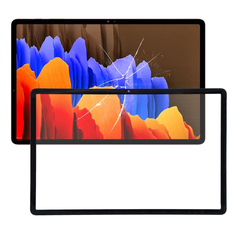 Lentille extérieure en verre de l'écran avant pour Samsung Galaxy Tab S7 FE SM-T730