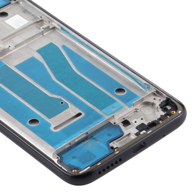 Plaque de lunette de cadre LCD de boîtier avant pour Motorola Moto G8 Plus