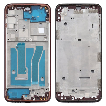 Plaque de lunette de cadre LCD de boîtier avant pour Motorola Moto G8 Plus