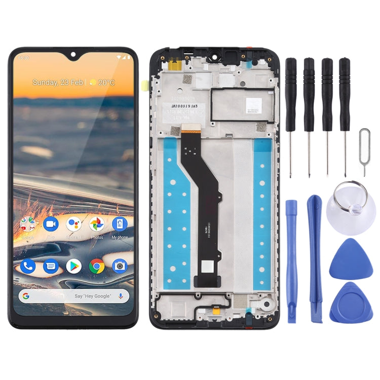 Écran LCD et numériseur complet avec cadre pour Nokia 5.3/TA-1227/TA-1229/TA-1223/TA-12234