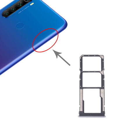 Tiroir Carte SIM + Tiroir Carte SIM + Tiroir Carte Micro SD pour Xiaomi Redmi Note 8T / Redmi Note 8