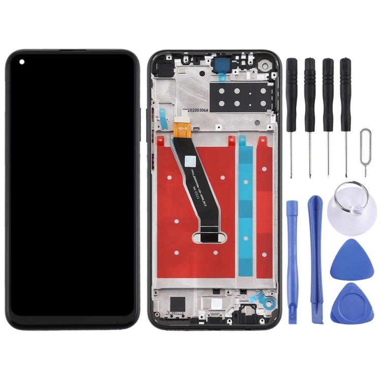 Écran LCD et numériseur complet avec cadre pour Huawei P40 Lite E