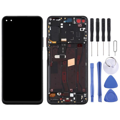 Écran LCD et numériseur complet avec cadre pour Huawei Nova 6 4G