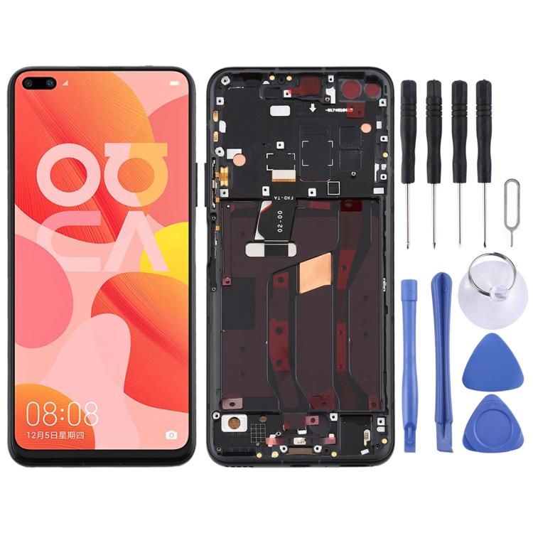 Écran LCD et numériseur complet avec cadre pour Huawei Nova 6 5G, For Huawei Nova 6 5G, For Huawei Nova 6 5G (Dark Blue), For Huawei Nova 6 5G(Purple)