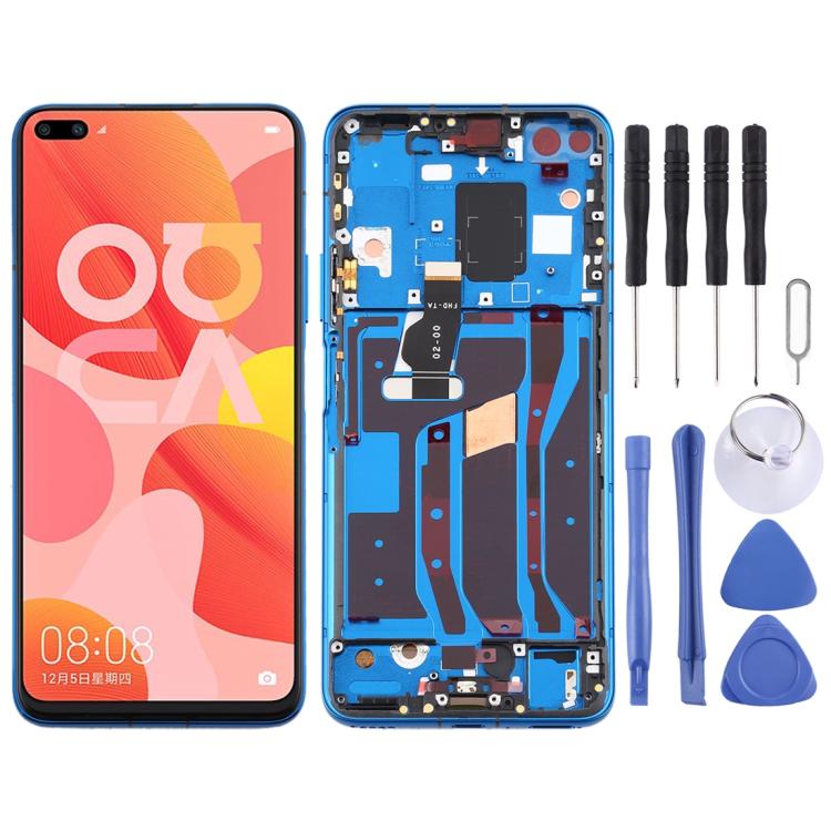 Écran LCD et numériseur complet avec cadre pour Huawei Nova 6 5G, For Huawei Nova 6 5G, For Huawei Nova 6 5G (Dark Blue), For Huawei Nova 6 5G(Purple)