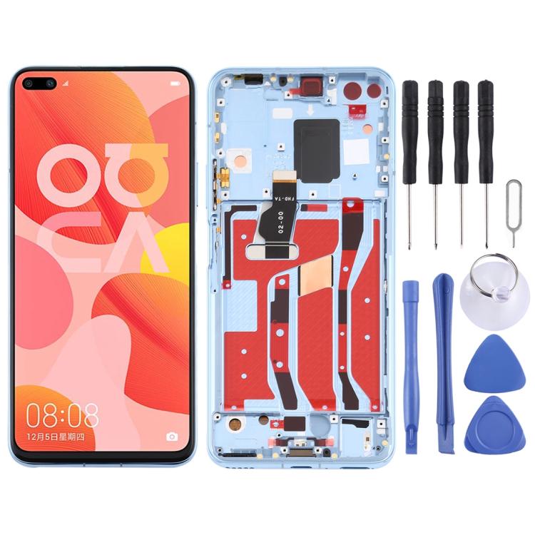 Écran LCD et numériseur complet avec cadre pour Huawei Nova 6 5G, For Huawei Nova 6 5G, For Huawei Nova 6 5G (Dark Blue), For Huawei Nova 6 5G(Purple)