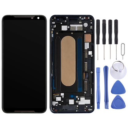 Écran LCD et numériseur complet avec cadre pour Asus ROG Phone II ZS660KL, For Asus ROG Phone II ZS660KL