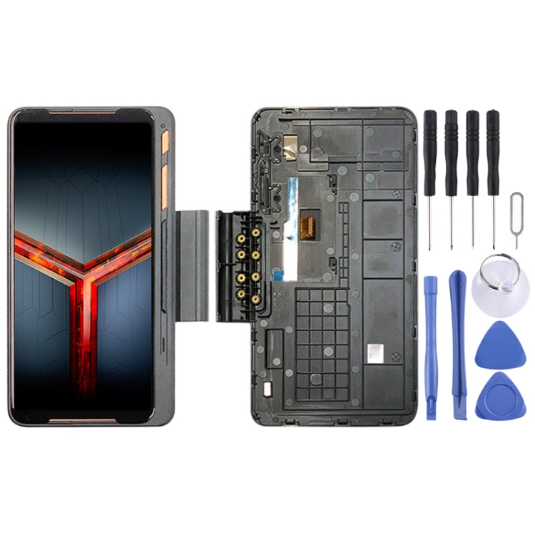 Ensemble complet d'écran LCD et de numériseur d'extension de jeu pour Asus ROG Phone II ZS660KL
