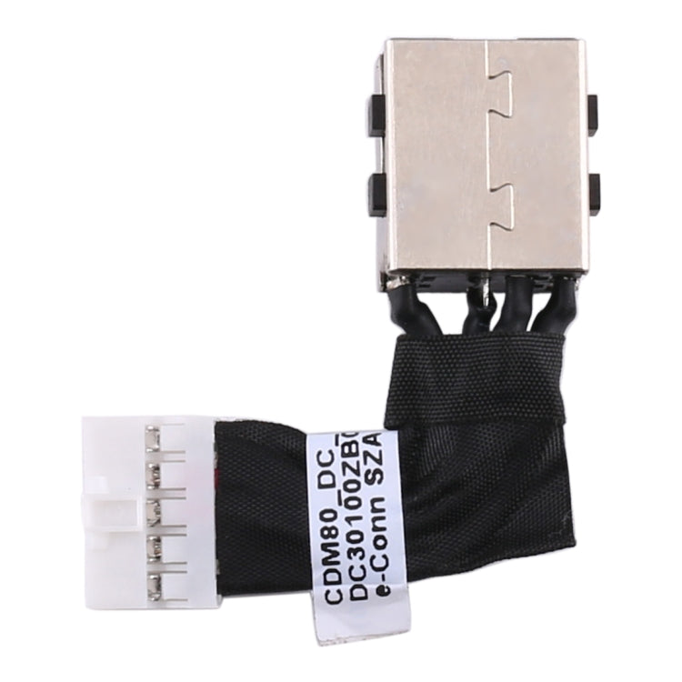 Connecteur de prise d'alimentation avec câble flexible, pour Dell Latitude e5580 m3520 098c6h