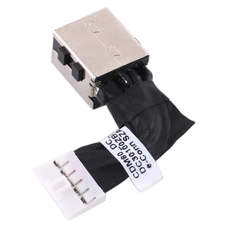Connecteur de prise d'alimentation avec câble flexible, pour Dell Latitude e5580 m3520 098c6h