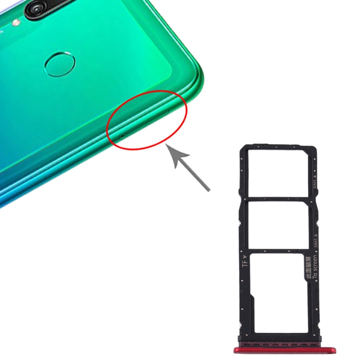 Tiroir Carte SIM + Tiroir Carte SIM + Tiroir Carte Micro SD pour Huawei Y7p
