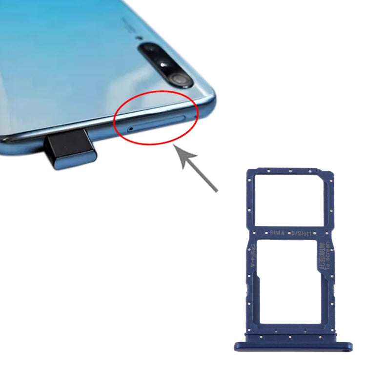 Tiroir Carte SIM + Tiroir Carte SIM / Tiroir Carte Micro SD pour Huawei Y9s