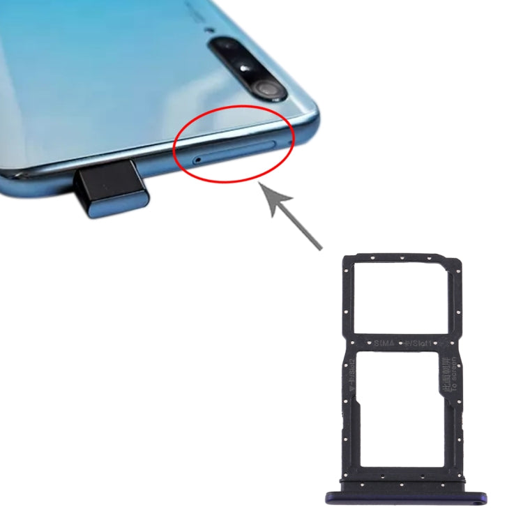 Tiroir Carte SIM + Tiroir Carte SIM / Tiroir Carte Micro SD pour Huawei Y9s 2020
