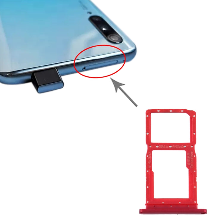 Tiroir Carte SIM + Tiroir Carte SIM / Tiroir Carte Micro SD pour Huawei Y9s 2020