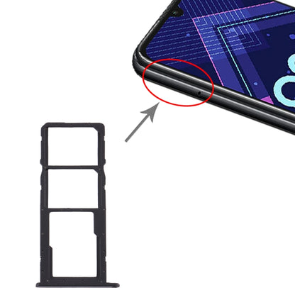 Tiroir Carte SIM + Tiroir Carte SIM + Tiroir Carte Micro SD pour Huawei Honor 8A Pro, For Huawei Honor 8A Pro