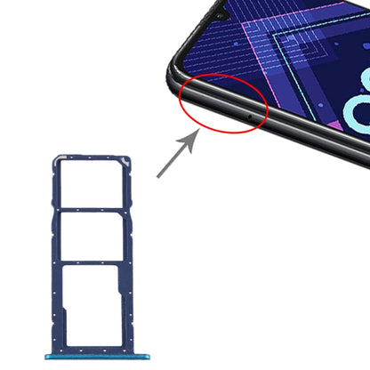 Tiroir Carte SIM + Tiroir Carte SIM + Tiroir Carte Micro SD pour Huawei Honor 8A Pro, For Huawei Honor 8A Pro