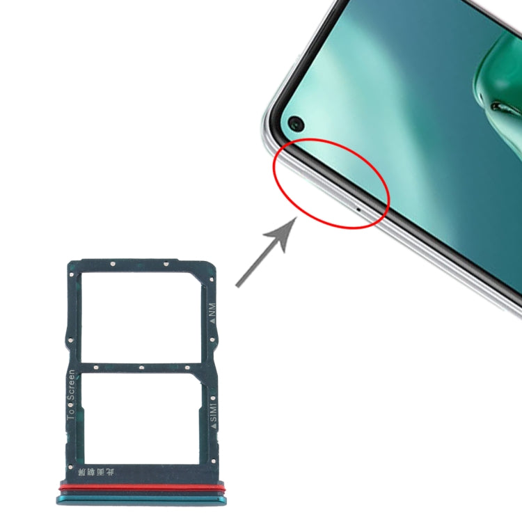 Tiroir Carte SIM + Tiroir Carte NM pour Huawei P40 Lite 5G