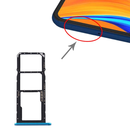 Tiroir Carte SIM + Tiroir Carte SIM + Tiroir Carte Micro SD pour Huawei Y6s (2020)