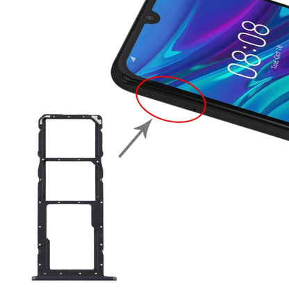 Tiroir Carte SIM + Tiroir Carte SIM + Tiroir Carte Micro SD pour Huawei Y6 Pro (2019)