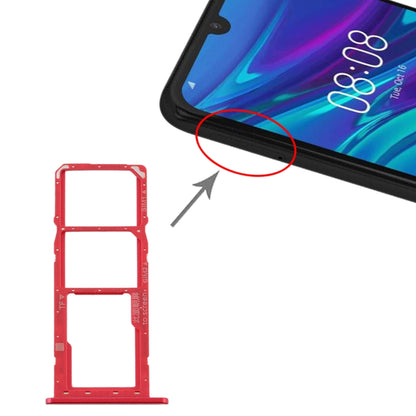 Tiroir Carte SIM + Tiroir Carte SIM + Tiroir Carte Micro SD pour Huawei Y6 Pro (2019)