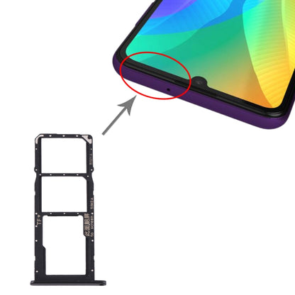 Tiroir Carte SIM + Tiroir Carte SIM + Tiroir Carte Micro SD pour Huawei Y6p
