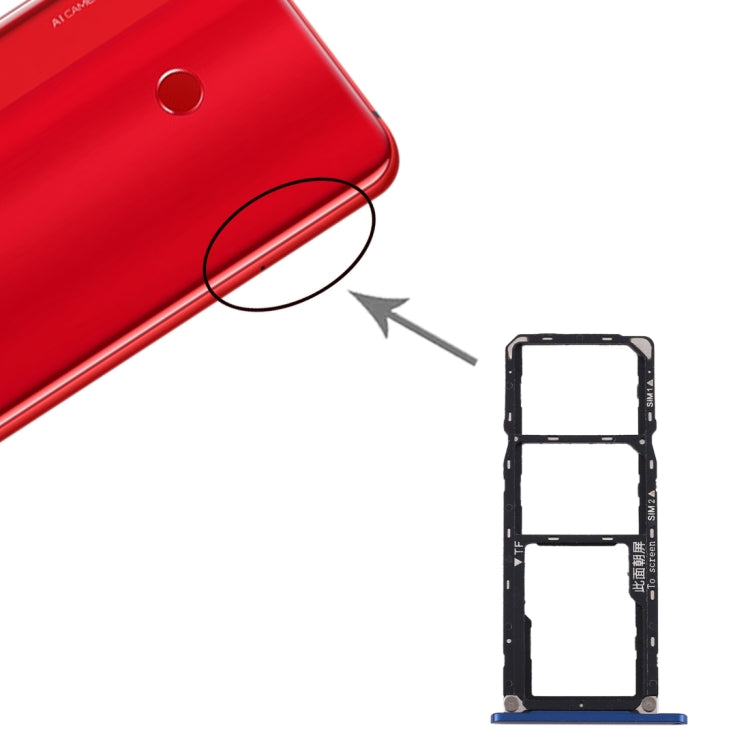 Tiroir Carte SIM + Tiroir Carte SIM + Tiroir Carte Micro SD pour Huawei Enjoy Max