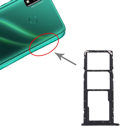 Tiroir Carte SIM + Tiroir Carte SIM + Tiroir Carte Micro SD pour Huawei Y8s