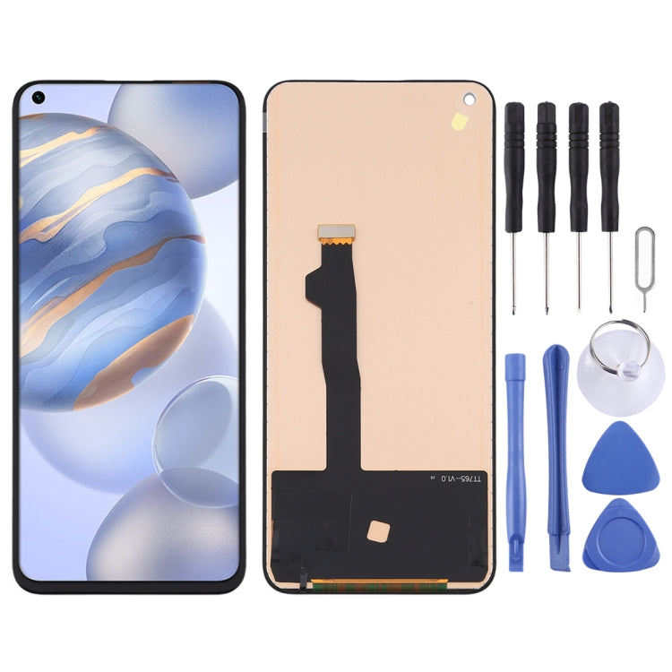 Écran LCD matériel TFT et numériseur complet (ne prenant pas en charge l'identification par empreinte digitale) pour Huawei Honor 30 / Nova 7 5G