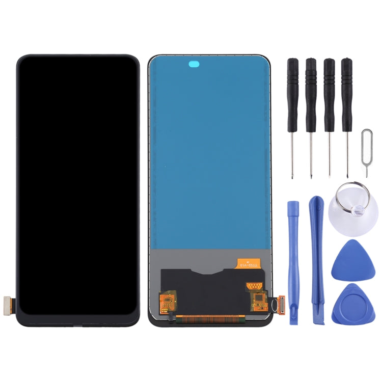 Écran LCD en matériau TFT et ensemble complet de numériseur (ne prenant pas en charge l'identification par empreinte digitale) pour Xiaomi Redmi K30 Pro / Poco F2 Pro