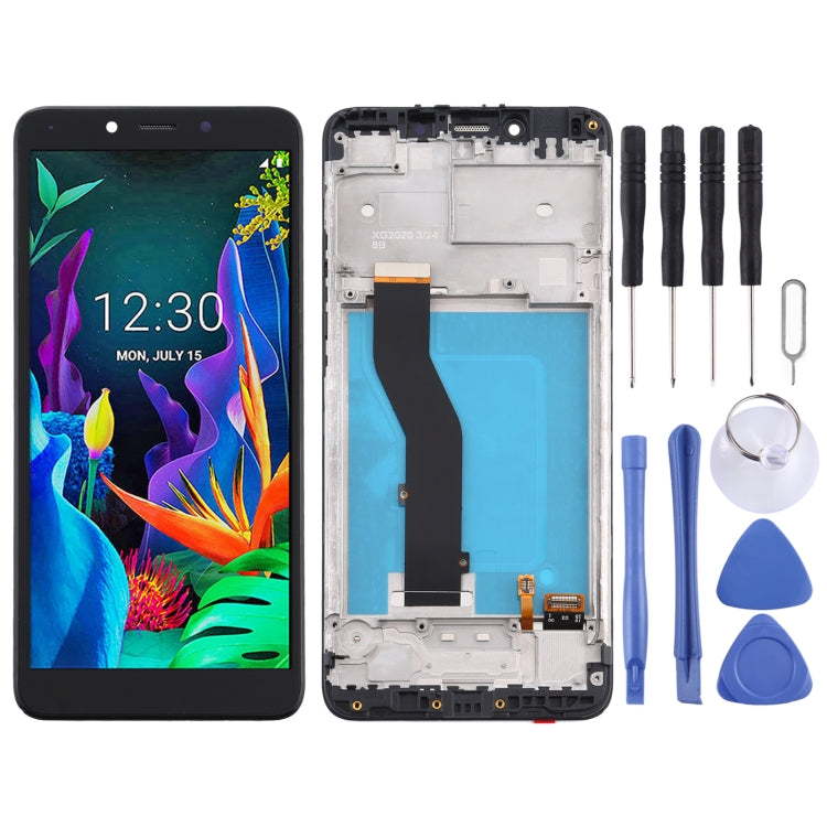 Écran LCD et numériseur complet avec cadre pour LG K20 (2019) LM-X120EMW LMX120EMW LM-X120