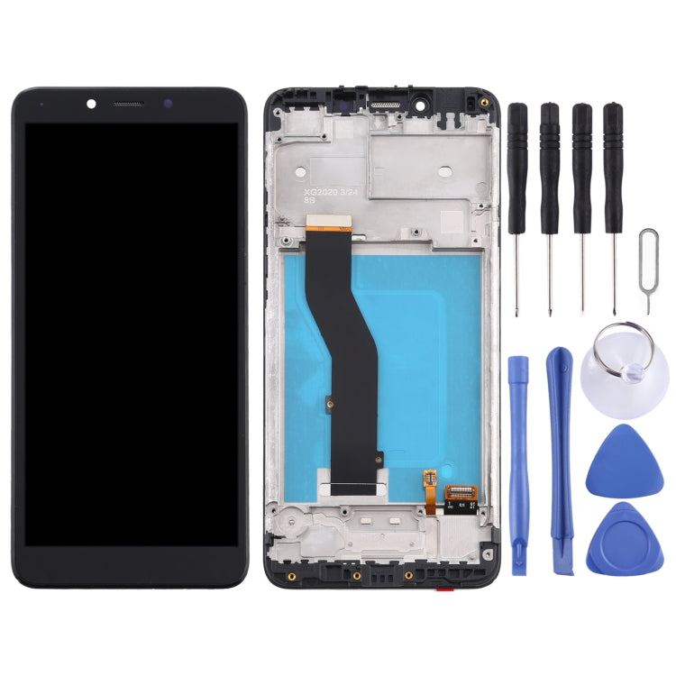 Écran LCD et numériseur complet avec cadre pour LG K20 (2019) LM-X120EMW LMX120EMW LM-X120