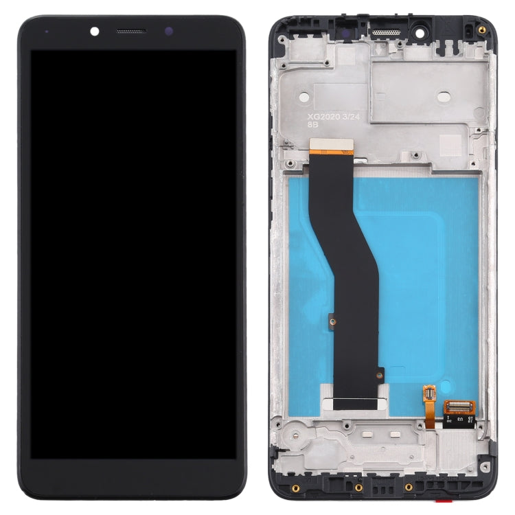 Écran LCD et numériseur complet avec cadre pour LG K20 (2019) LM-X120EMW LMX120EMW LM-X120