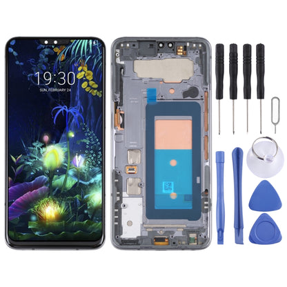 Écran LCD et numériseur assemblage complet avec cadre pour LG V50 ThinQ 5G LM-V500 LM-V500N LM-V500EM LM-V500XM LM-V450PM LM-V450