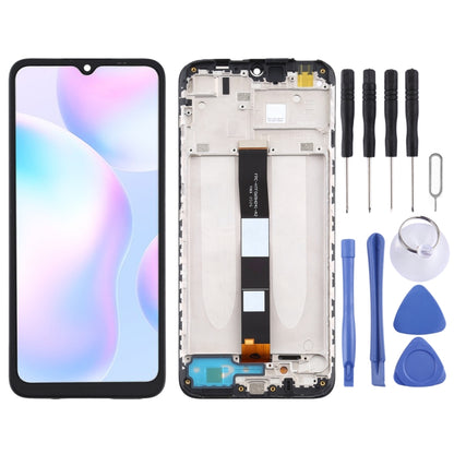 Écran LCD et numériseur complet avec cadre pour Xiaomi Redmi 9A / Redmi 9C / Redmi 9C NFC / Redmi 9AT / Redmi 9i / Redmi 9 Activ / Poco C31 / Redmi 10A