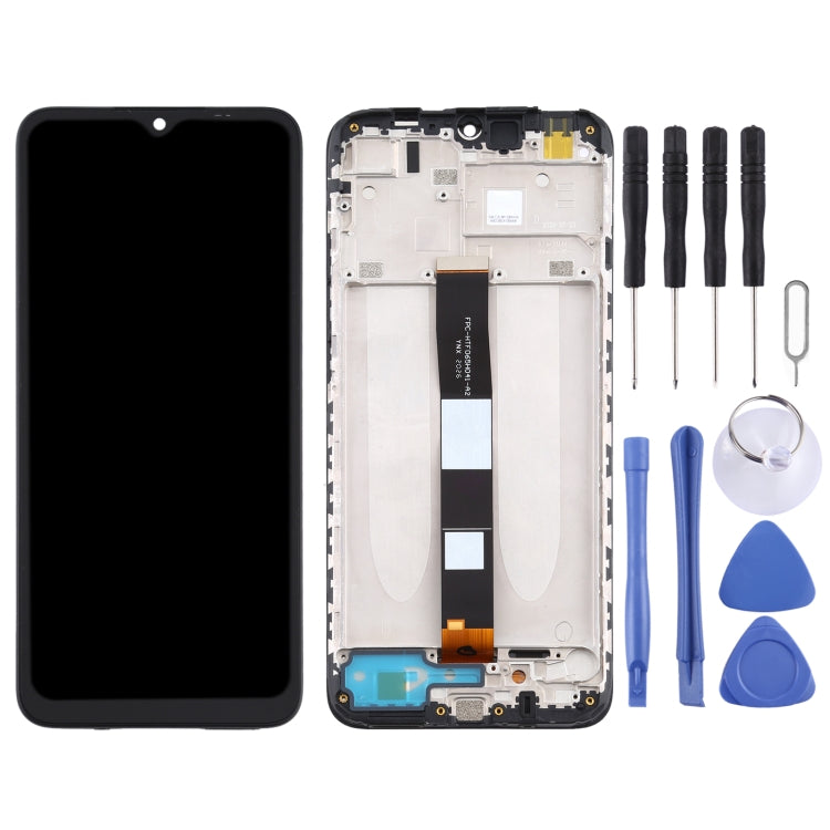 Écran LCD et numériseur complet avec cadre pour Xiaomi Redmi 9A / Redmi 9C / Redmi 9C NFC / Redmi 9AT / Redmi 9i / Redmi 9 Activ / Poco C31 / Redmi 10A