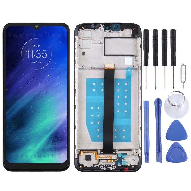 Écran LCD et numériseur complet avec cadre pour Motorola One Fusion
