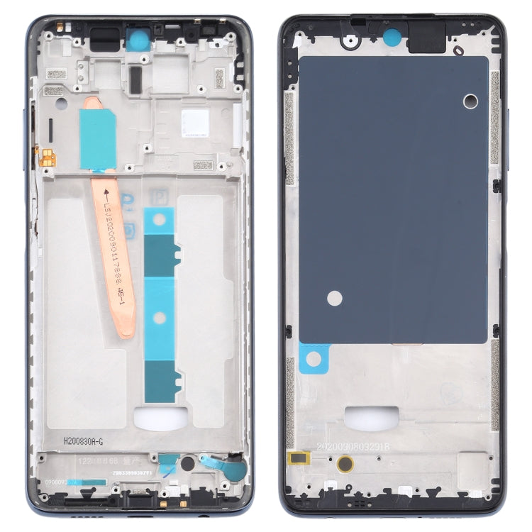 Plaque de lunette de cadre LCD de boîtier avant pour Xiaomi Poco X3 / Poco X3 NFC M2007J20CG / M2007J20CT