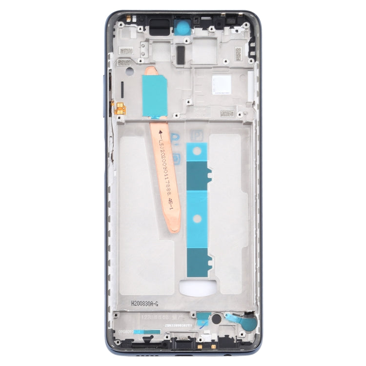 Plaque de lunette de cadre LCD de boîtier avant pour Xiaomi Poco X3 / Poco X3 NFC M2007J20CG / M2007J20CT