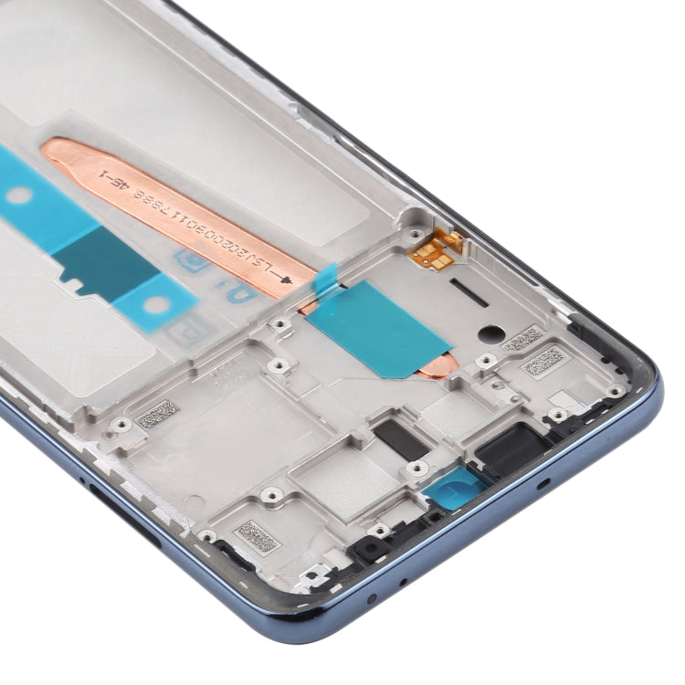 Plaque de lunette de cadre LCD de boîtier avant pour Xiaomi Poco X3 / Poco X3 NFC M2007J20CG / M2007J20CT