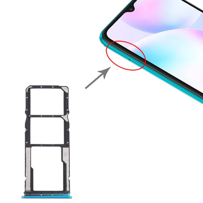 Tiroir Carte SIM + Tiroir Carte SIM + Tiroir Carte Micro SD pour Xiaomi Redmi 9A/Redmi 9C