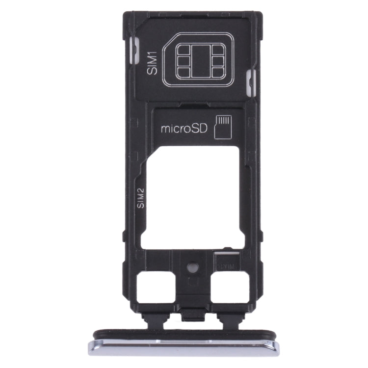 Tiroir Carte SIM + Tiroir Carte SIM / Tiroir Carte Micro SD pour Sony Xperia 1 / Xperia XZ4