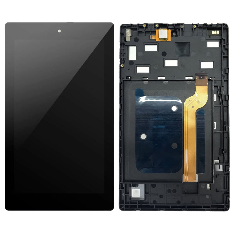 Écran LCD et numériseur complet avec cadre pour Amazon Kindle Fire HD 7 2019 9e M8S26G, For Amazon Kindle Fire HD 7 2019