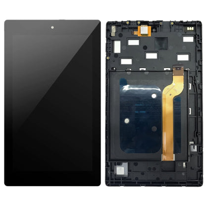 Écran LCD et numériseur complet avec cadre pour Amazon Kindle Fire HD 7 2019 9e M8S26G, For Amazon Kindle Fire HD 7 2019