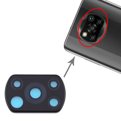 Couvercle d'objectif de caméra pour Xiaomi Poco X3 NFC / Poco X3 M2007J20CG M2007J20CT