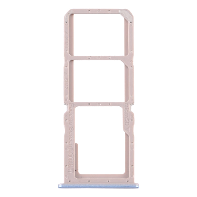 Pour OPPO A32 / A53 4G / A33 2020 / A53s / A11s PDVM00 Plateau de carte SIM + Plateau de carte SIM + Plateau de carte Micro SD