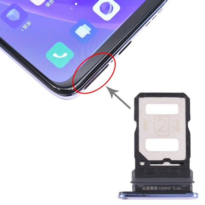 Pour Vivo Y73s V2031A Plateau de carte SIM + Plateau de carte SIM