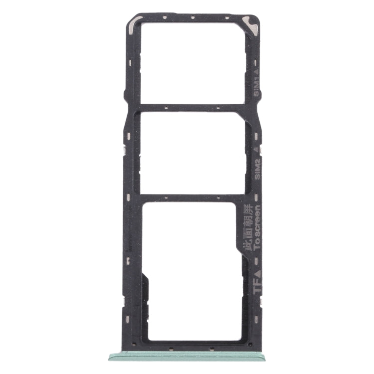Pour OPPO Realme C11 RMX2185 Plateau de carte SIM + Plateau de carte SIM + Plateau de carte Micro SD, For OPPO Realme C11